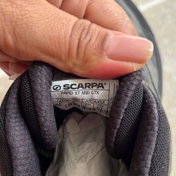 Scarpa Men's Green and Black Hiking Boots - Picture 13 of 13